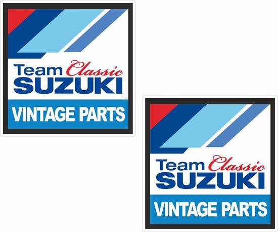 Picture of "Suzuki Classic Team"  Track and street race sponsor Decals / Stickers