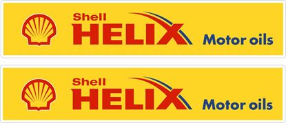 Picture of "Shell Helix"  Track and street race sponsor Decals / Stickers