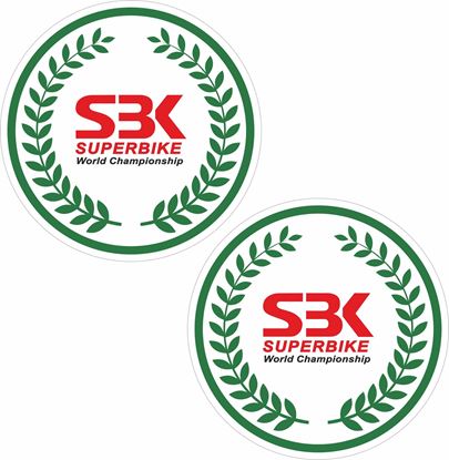 Picture of "SBK"  Track and street race sponsor Decals / Stickers