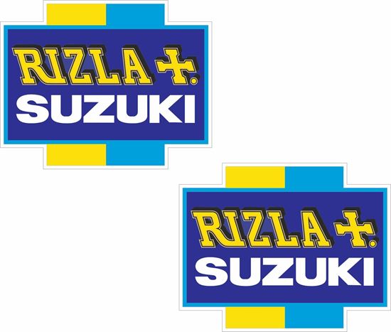 Picture of "Suzuki Rizla"  Track and street race sponsor Decals / Stickers