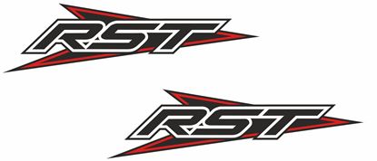 Picture of "RST"  Track and street race sponsor Decals / Stickers