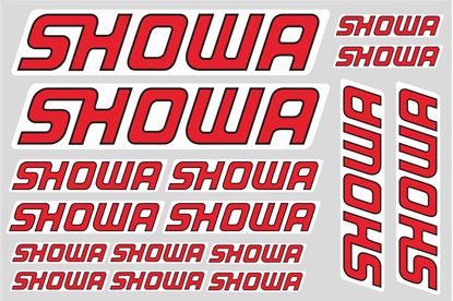 Picture of "Showa"  Track and street race sponsor Sticker Sheet