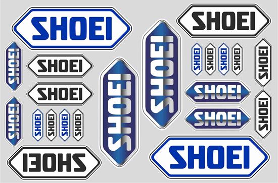 Picture of Shoei Helmet Sticker Sheet