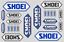 Picture of Shoei Helmet Sticker Sheet