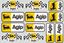 Picture of "Agip"  Track and street race sponsor Sticker Sheet