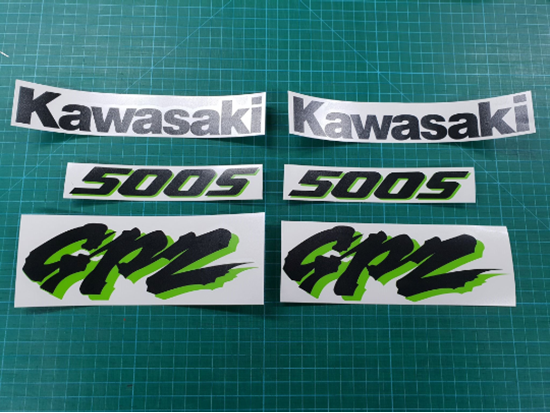 Picture of Kawasaki GPZ 500S 1996 on replacement Decals / Stickers