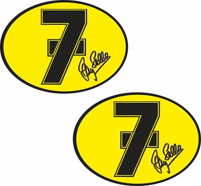 Picture of "7 Barry Sheene" Decals / Stickers