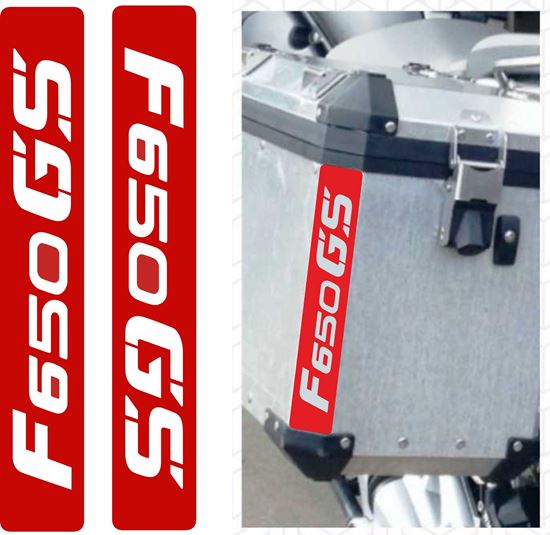 Picture of BMW F 650GS Touratech Reflective Pannier Decals / Stickers
