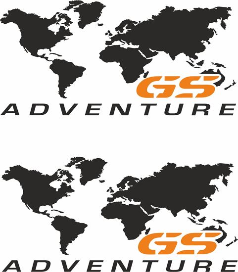 Picture of BMW GS Adventure Givi / Touratech Pannier Decals / Stickers