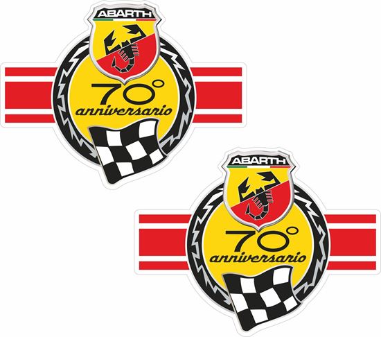 Picture of Fiat  Abarth 70 anniversario Stickers / Decals