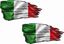 Picture of Italia Broken Flag Decals / Sticker