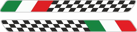 Picture of Italia Chequer Decals / Sticker