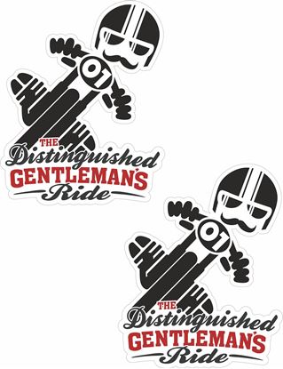 Picture of BMW "The Distinguished Gentleman's Ride" Decals / Stickers