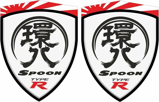Picture of Honda Civic FN2 "Spoon Type R" Decals / Stickers