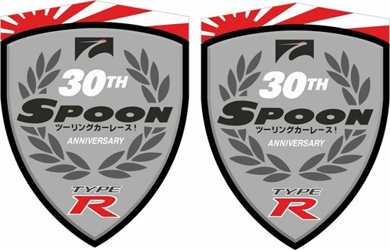 Picture of Honda Civic FN2 "Spoon 20th Anniversary Type R" Decals / Stickers