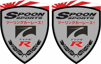 Picture of Honda Civic FN2 "Spoon Sports" Decals / Stickers