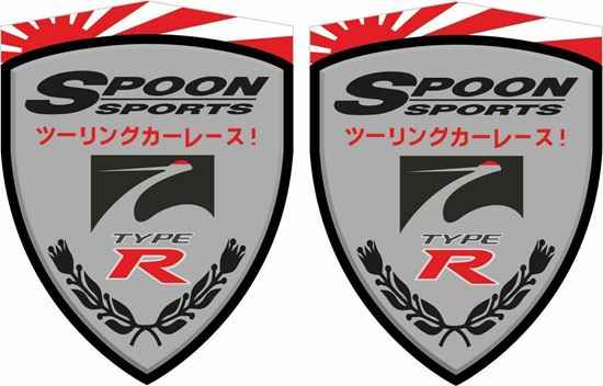Picture of Honda Civic FN2 "Spoon Sports" Decals / Stickers