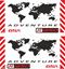 Picture of BMW R 1250GS Touratech Reflective Panner Decal / Sticker kit