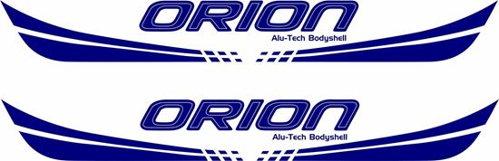 Picture of Orion Alu-Tech Bodyshell front / rear panel Decals / Stickers