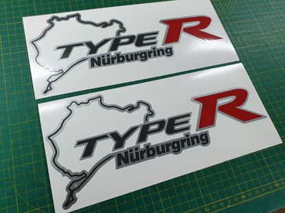 Picture of Honda Civic FN2 Type R Nurburgring Decals / Stickers