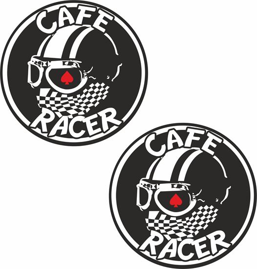 Picture of "Cafe Racer" Decals / Stickers