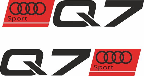 Picture of Audi  "Q7 Sport" Decals / Stickers