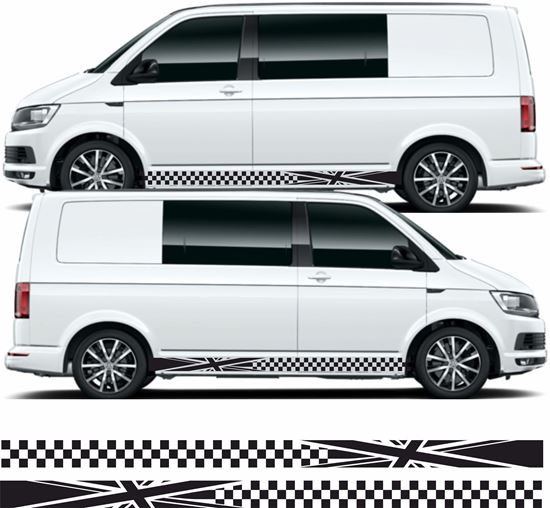 Picture of VW T5 / T6  Union Jack Stripes / Stickers