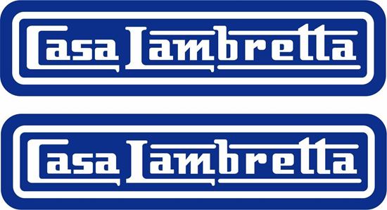 Picture of "Casa Lambretta" Decals / Stickers