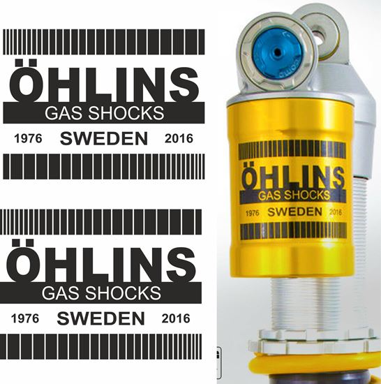 Picture of Ohlins replacement Gas Shock Decals / Stickers