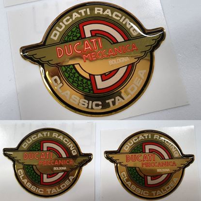 Picture of Ducati Racing Classic Taldea gel Badges 60mm