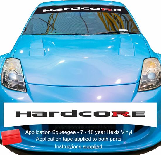 Picture of "Hardcore" GTR  Sunstrip  / Sticker