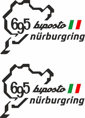 Picture of Fiat 695 Biposto Nurburgring Decals / Stickers