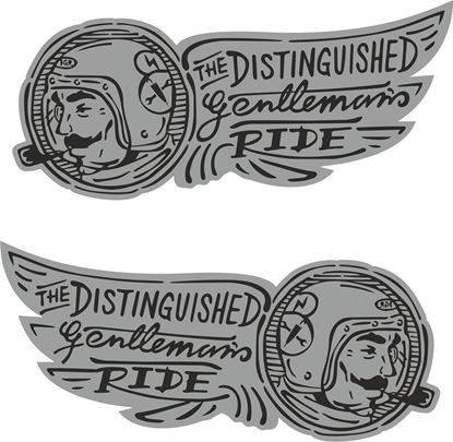 Picture of The Distinguished Gentleman's Ride Decals / Stickers