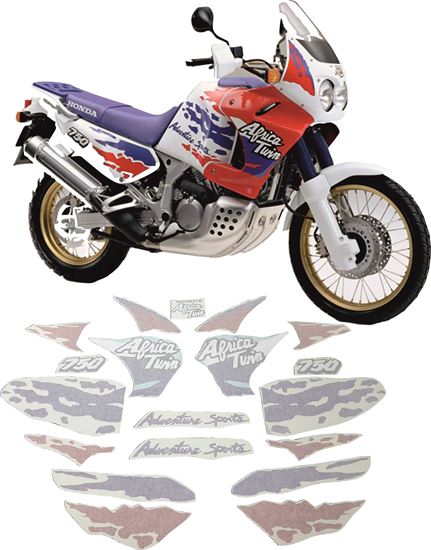 Picture of Honda XRV African Twin 750 1994 full restoration Decals / Stickers