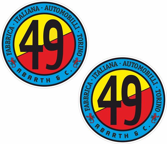 Picture of Fiat Abarth & C 49 Decals / Stickers