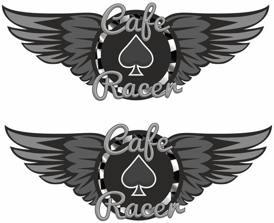 Picture of "Cafe Racer" Decals / Stickers