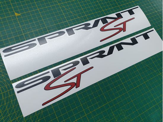 Picture of Triumph Sprint ST 1050 Fairing  belly pan Decals / Stickers