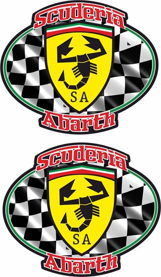 Picture of Fiat Scuderia Abarth Decals / Stickers