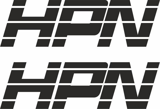 Picture of BMW "HPN"Decals / Stickers