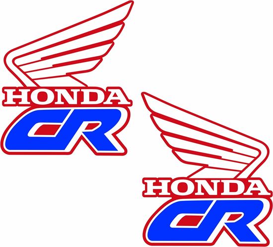 Picture of Honda CR250 1990 replacement Tank Decals / Stickers