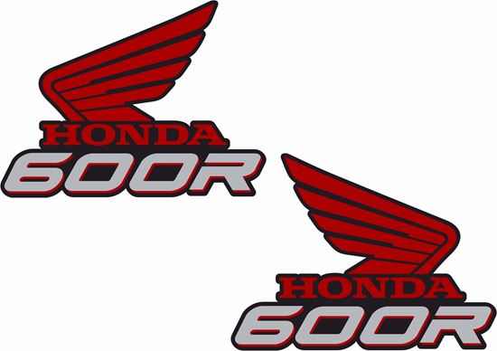 Picture of Honda XR600 replacement Tank Decals / Stickers