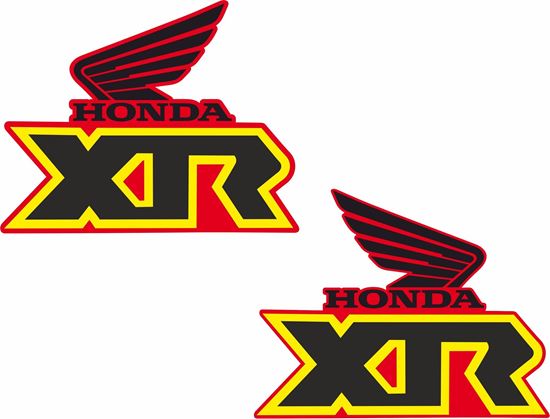 Picture of Honda XR replacement Tank Decals / Stickers