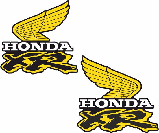 Picture of Honda XR replacement Tank Decals / Stickers