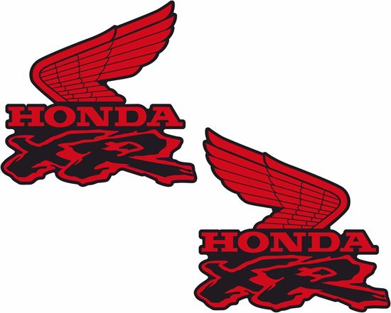 Picture of Honda XR replacement Tank Decals / Stickers