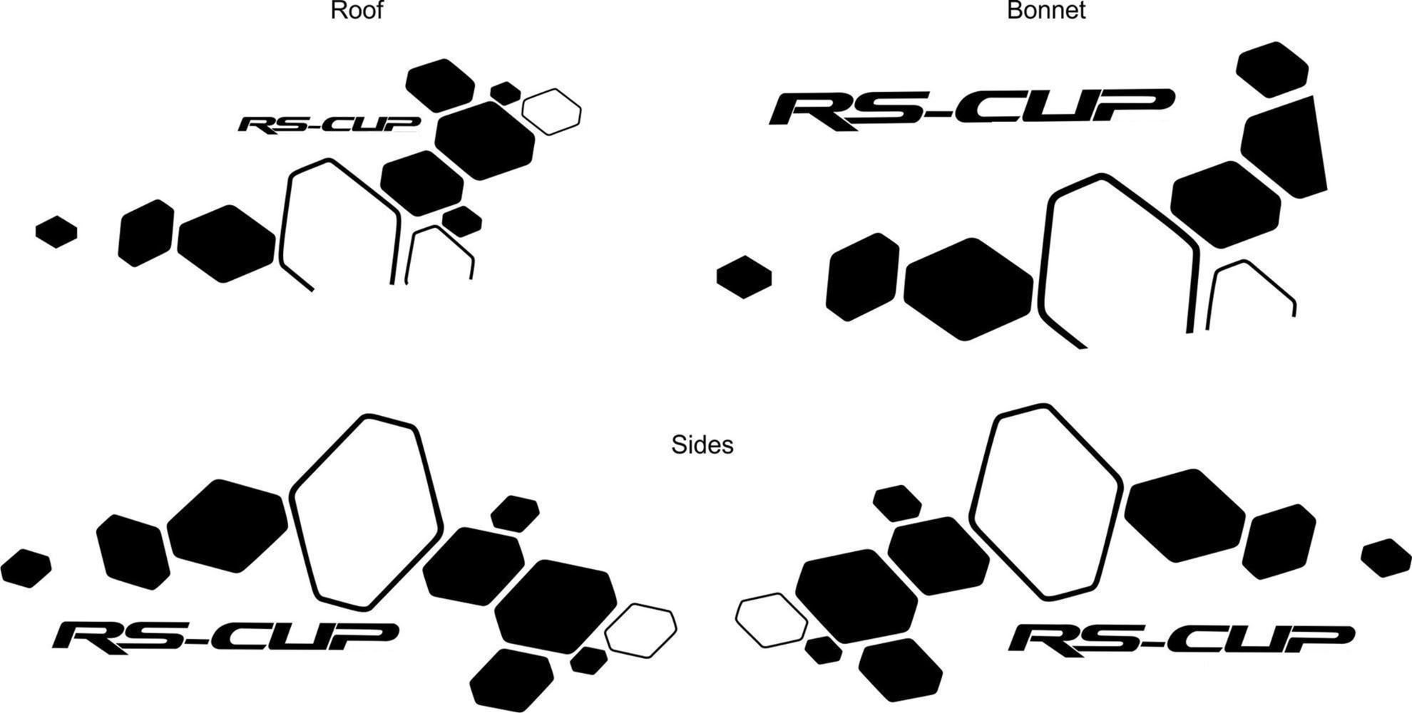 Genuine Renault WS Blue Decal Sticker Emblem – For Megane III & Clio III Mk3 World Series – Made In France