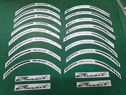 Picture of Suzuki  Bandit Inner Wheel Decals / Stickers