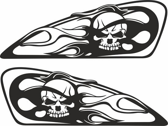 Picture of Harley Davidson XL883 / XL1200  Tank  Decals / Stickers