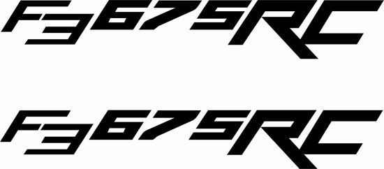 Picture of MV Agusta F3 675RC Decals / Stickers