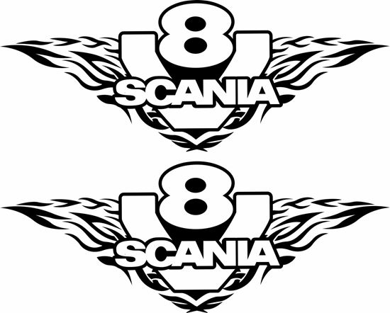 Picture of Scania V8 Decals / Sticker