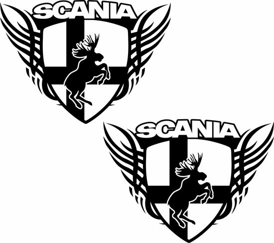 Picture of Scania Moose Panel Decals / Stickers